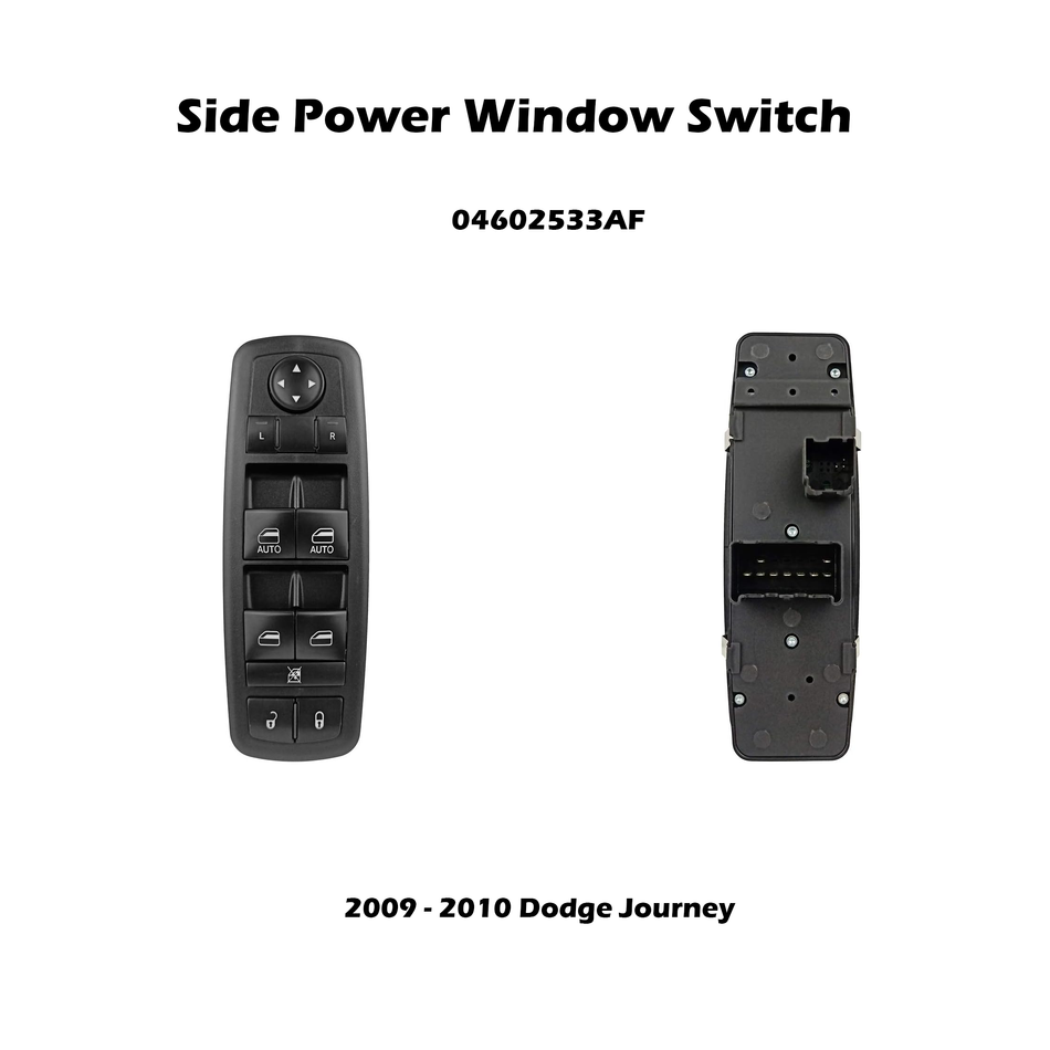 07 - 2011 Dodge Nitro 09 - 2012 Liberty Master Power Window Switch 04602533AF