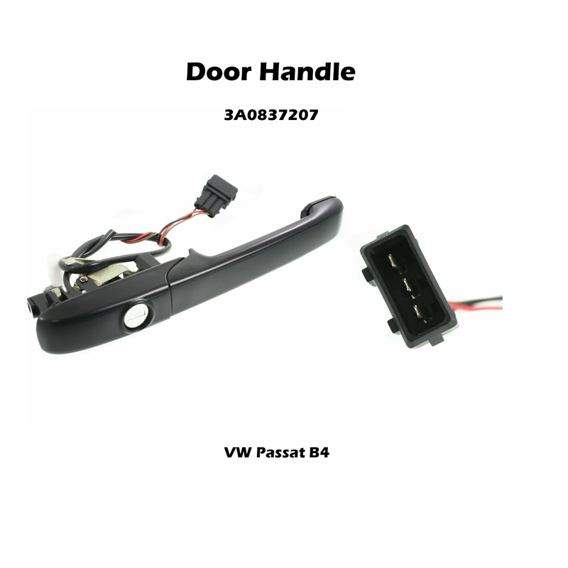 Exterior Door Handle With Keys 3A0837207C 3A0837207