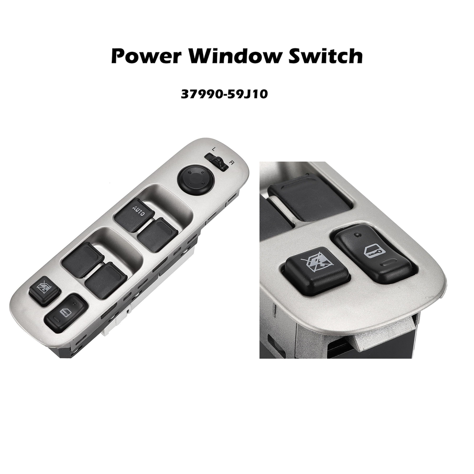 Left Front Master Window Switch 37990-59J10 Fit For SUZUKI LIANA Estate