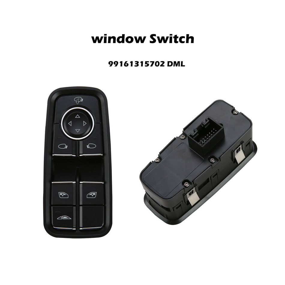 Window Switch w/ Rear Small Window Function for Porsche 911 2012-2019 Front Left