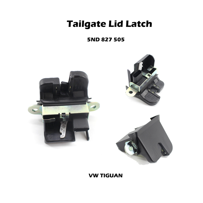 Cerradura de pestillo de tapa de maletero trasero, compatible con VW TIGUAN 5ND 827 505, calidad 