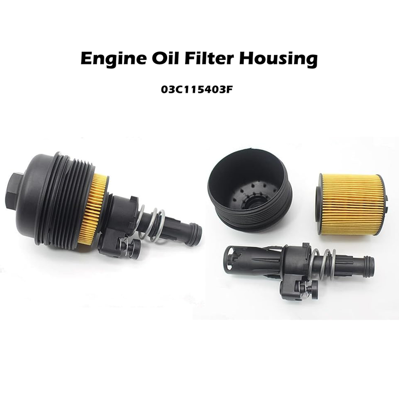 Engine Oil Filter Housing Cover 03C115403F