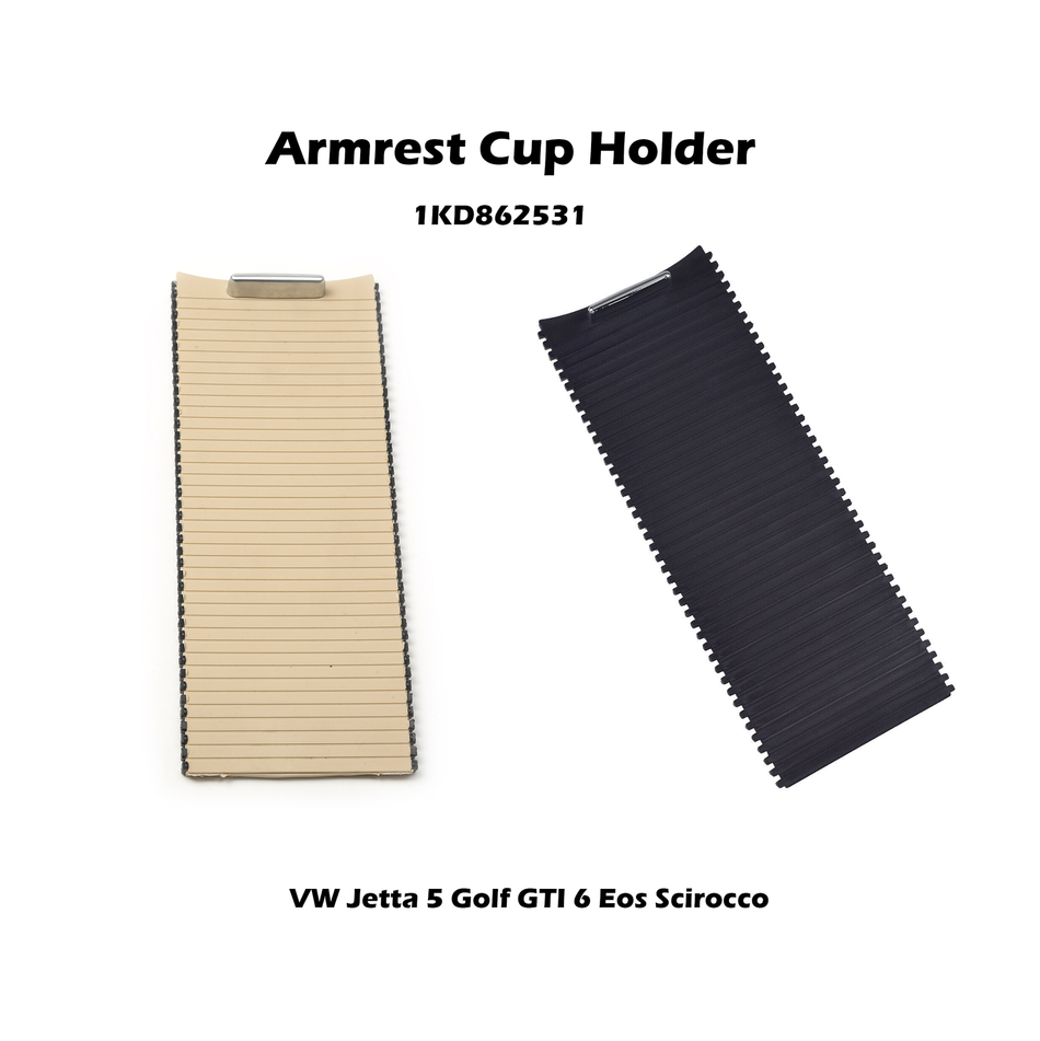 New Console Cup Holder Slide Cover 1KD862531 For Jetta 5 Golf GTI 6 Eos Scirocco
