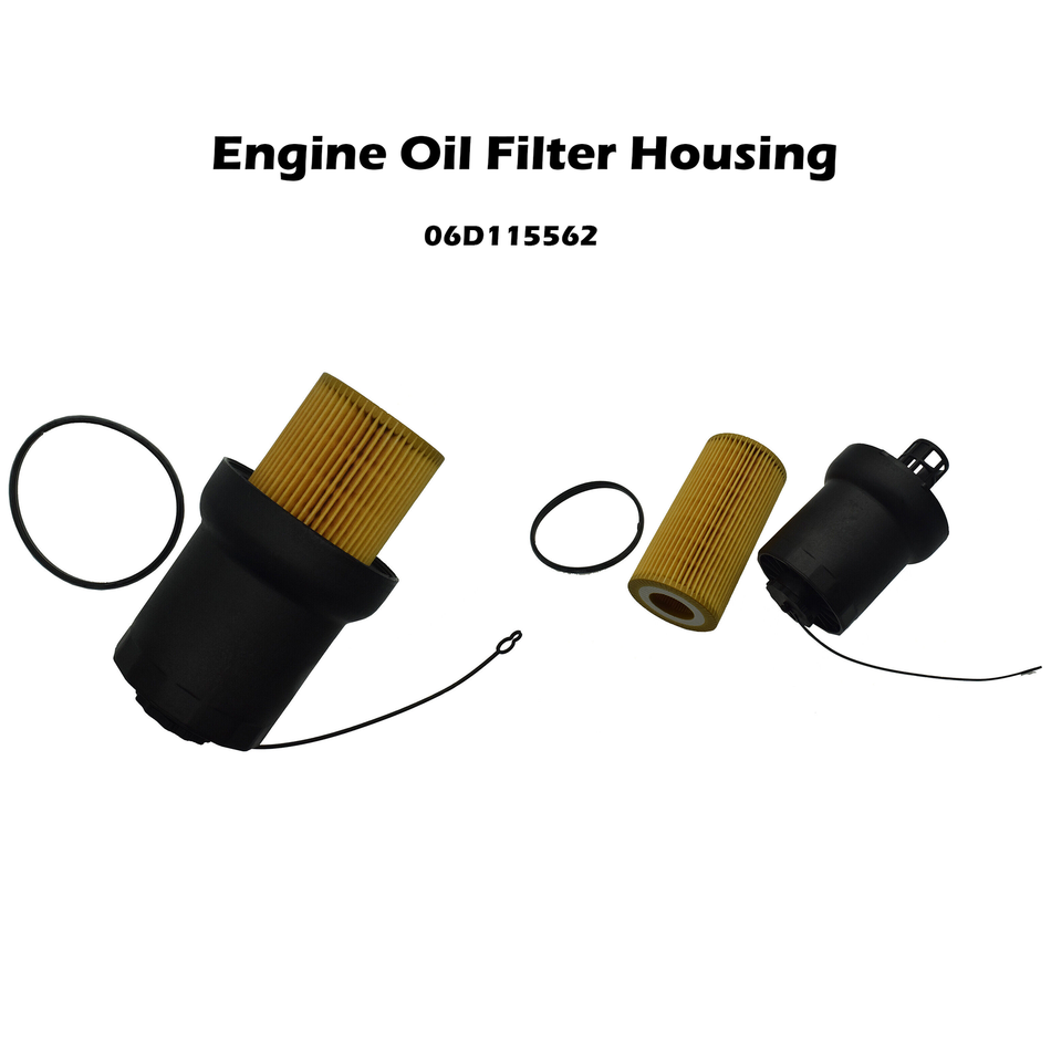 Oil Filter & Cover Set For VW Beetle Jetta Golf Passat Audi RS Q3 TT RS Quattro