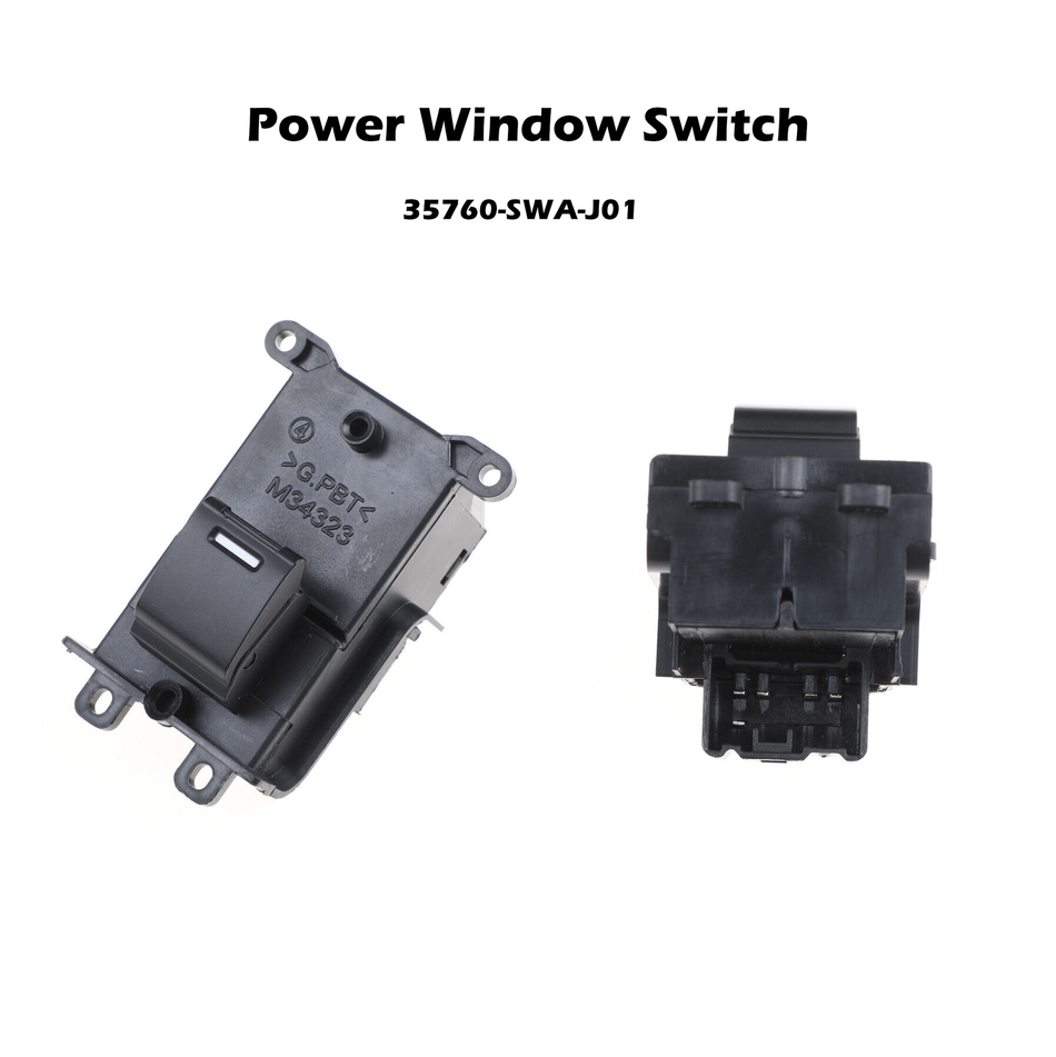 Interruptor de ventana delantero y trasero del lado del pasajero para Honda CRV 2007-2011 35760-SWA-J01 