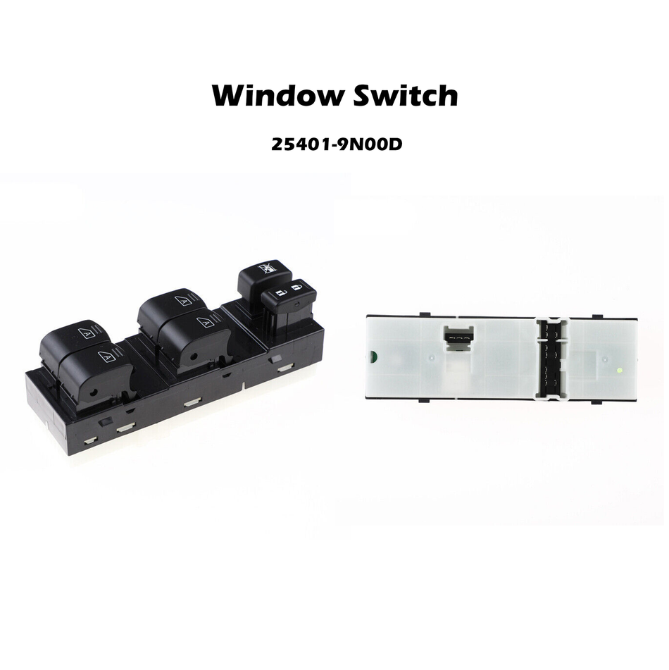 Front Left side Window Switch 25401-9N00D For 2009-2011 Nissan Maxima SV Trim