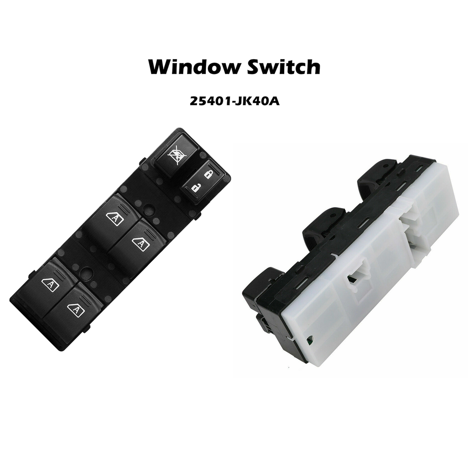Window Switch for INFINITI G25 2011-2012 G35 2007-2008 Q40 2015 Front Left Side