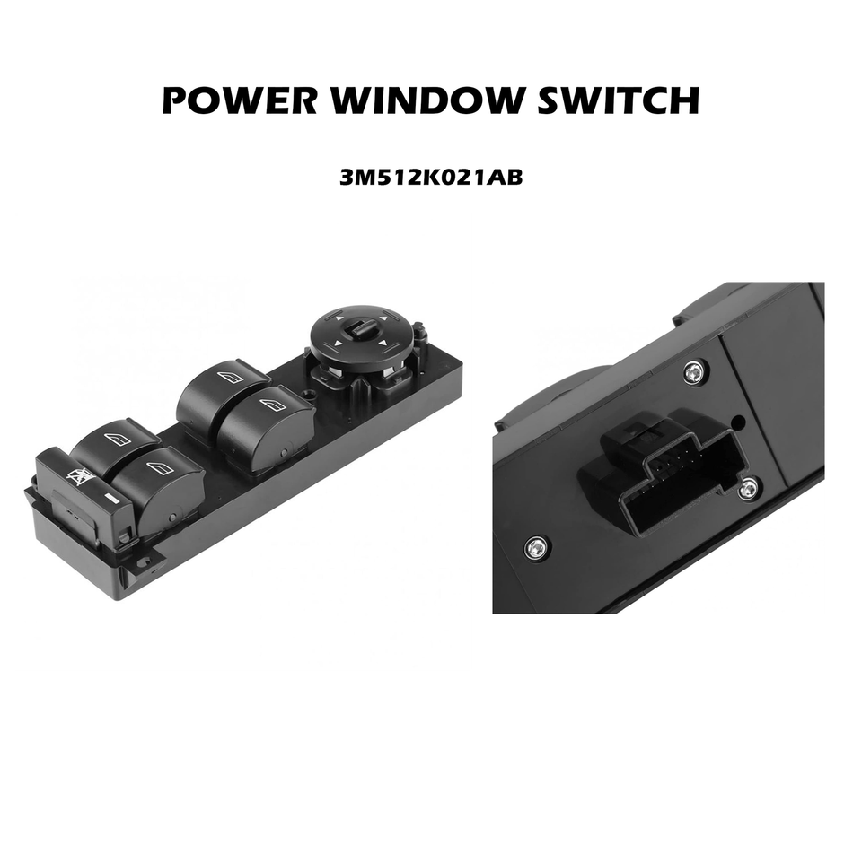 3M512K021AB Power Window Switch Front Left Drive Side For 2005-2007 FORD FOCUS