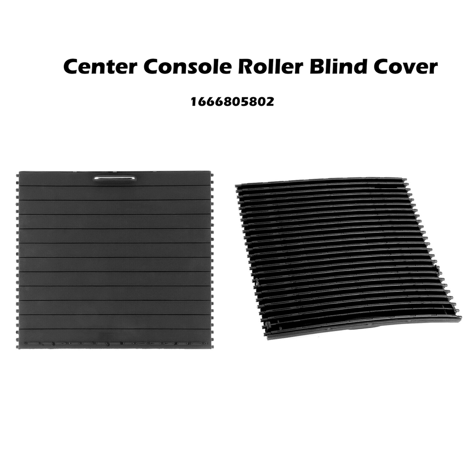 Black Cup Holder Shutter Blind Cover for Mercedes-Benz ML GL GLE Class W166 W292