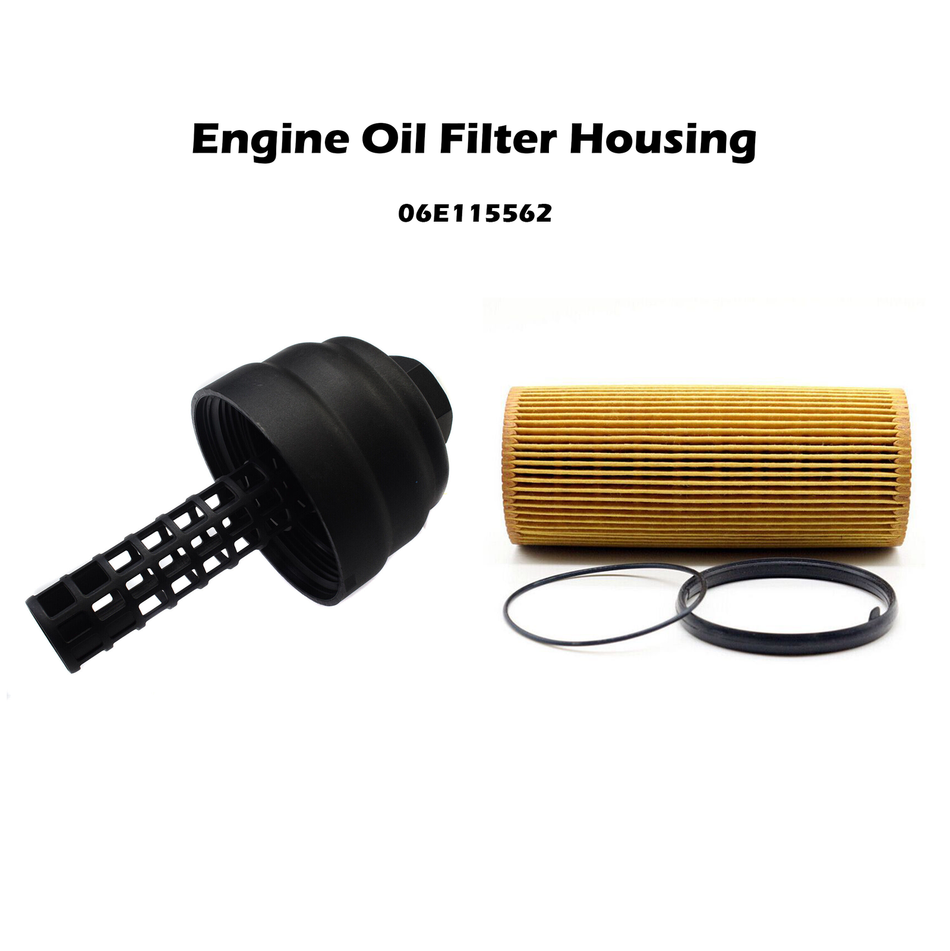 Oil Filter ＆ Housing Cap for Audi A4 A5 A6 Quattro Q5 Q7 S4 VW Touareg 3.0L 3.2L