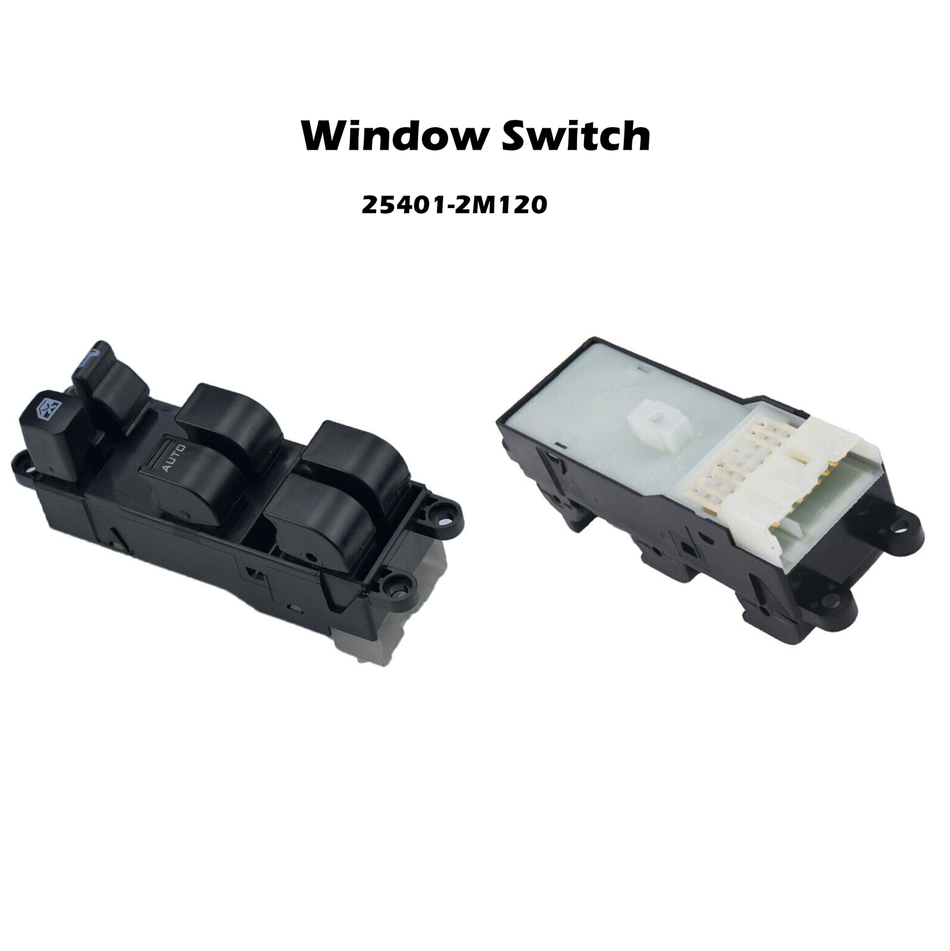 Front Left Side Power Window Lifter Switch 25401-2M120 For Nissan Navara Pickup