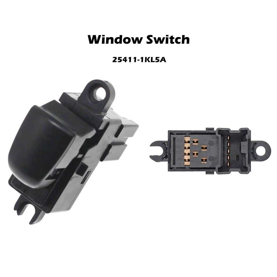 INTERRUPTOR DE VENTANA ELÉCTRICA 25411-1KL5A para NISSAN JUKE LEAF ROGUE SENTRA 2011-2022