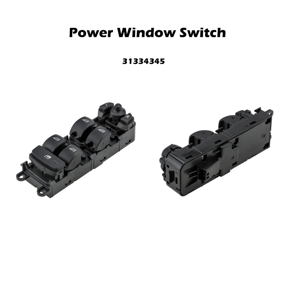 2010-2014 VOLVO S60 XC60 Interruptor de ventana principal de puerta izquierda del conductor 31334345