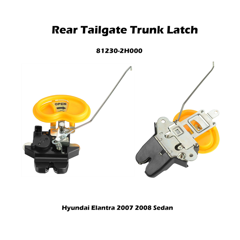 Pestillo del actuador de cerradura de maletero trasero apto para Hyundai Elantra 81230-2H000 