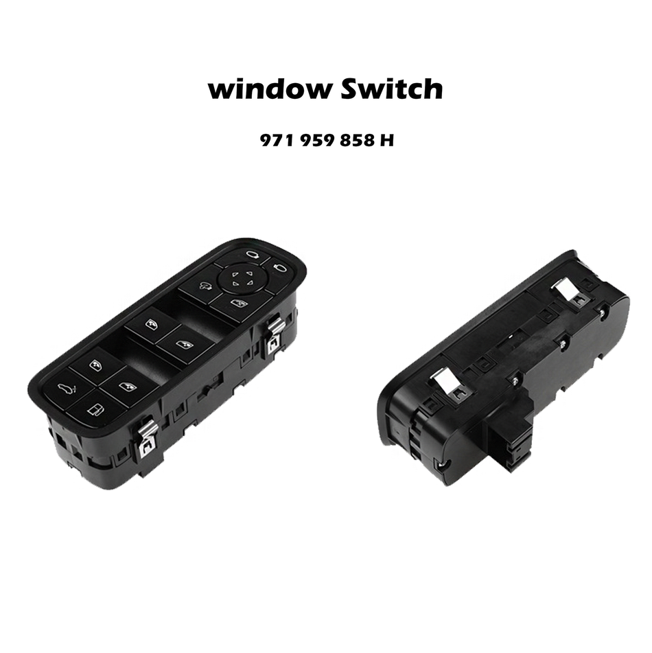 Left Driver Master Power Window Switch for Porsche 2017-2022 Panamera E-Hybrid 971959858H