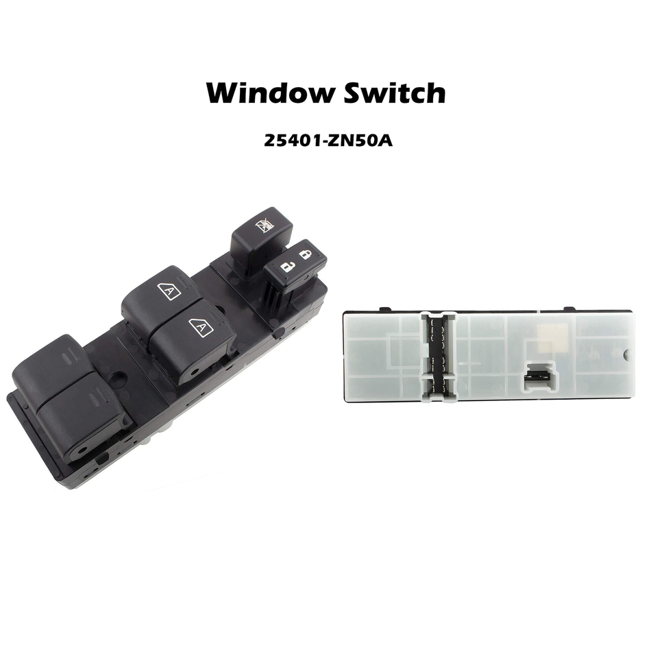 Para Nissan Altima 4 puertas 2007 2008 2009-2012 interruptor principal de ventana lado del conductor 