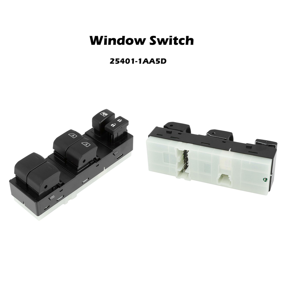 09-14 Nissan Murano Driver Master Window & Door Lock Switch NEW 25401-1AA5D