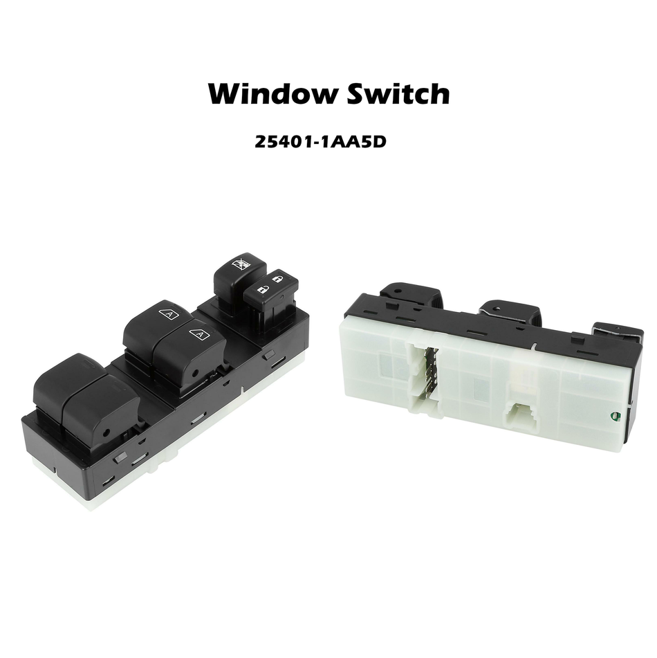 09-14 Nissan Murano Driver Master Window &amp; Door Lock Switch NUEVO 25401-1AA5D