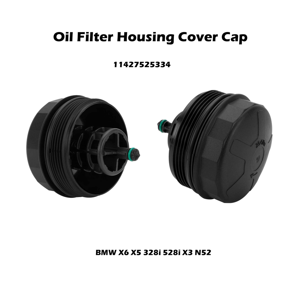 Oil Filter Housing Cover Cap Fits BMW X6 X5 328i 528i X3 N52 Engine 11427525334