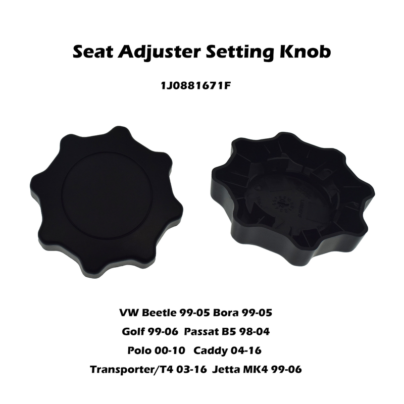 Pomo ajustable pomo giratorio asiento gris para VW Golf Jetta Passat B5 VW 1J0881671F