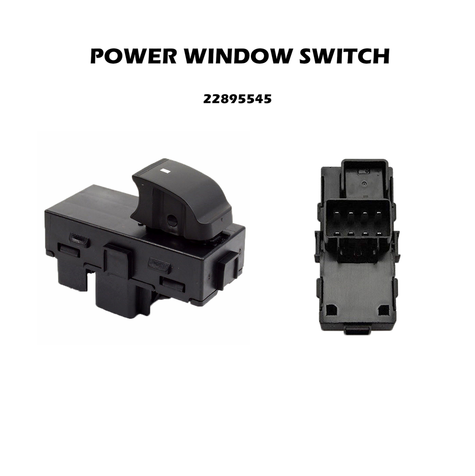 Window Power Control Switch Passenger Side For 07-13 Chevy Silverado GMC Sierra