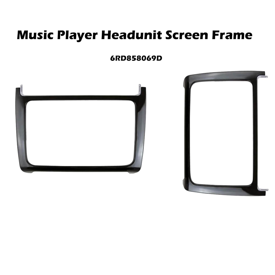 Car Entertainment System Radio Frame Panel Screen Bezel Trim for 5 6R 6RD858069D