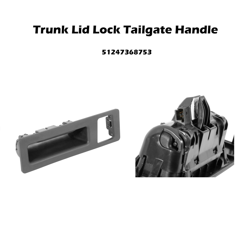 BMW Serie 2,3,4,5 y X1,3,4,5,6 Interruptor de manija del maletero del portón trasero - 51247368753 