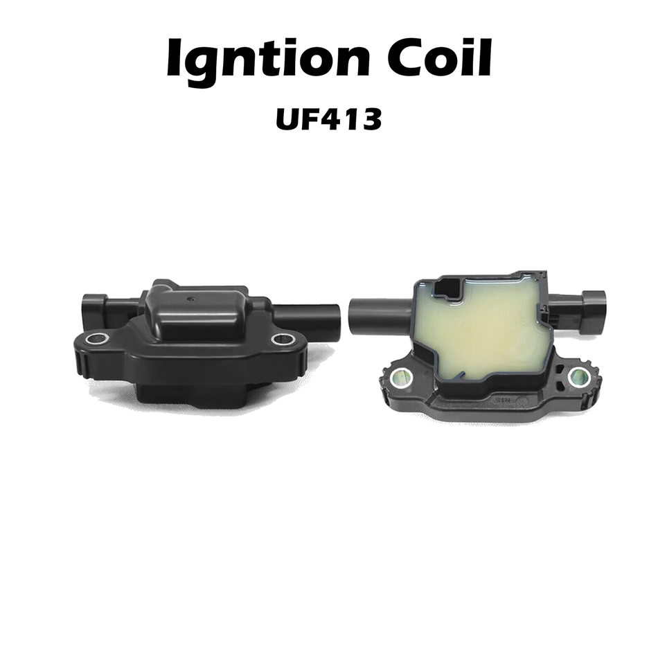 UF413 Square Ignition Coils for Chevy Silverado Tahoe GMC Sierra Envoy 4.8L 5.3L