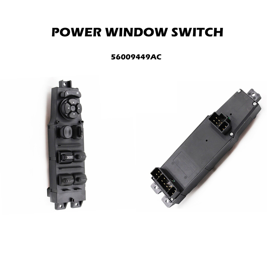 Master Power Window Switch for 1997-2001 Jeep Cherokee 68171681AA, 56009449AC