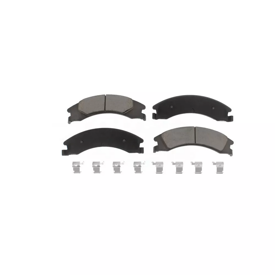 D1329 Low-Metallic Fleet Formula Rear Brake Pad Set Compatible with FORD