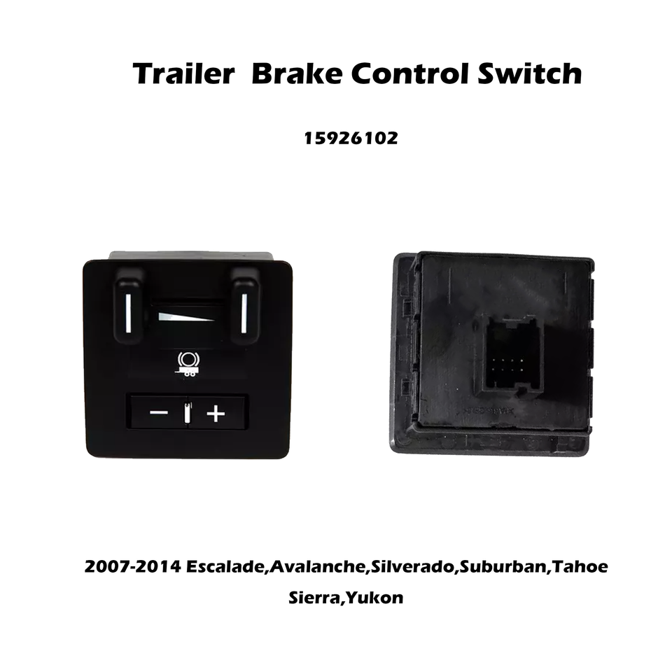 2007 - 2014 Silverado Escalade Tahoe Control de freno de remolque para interruptor 15926102