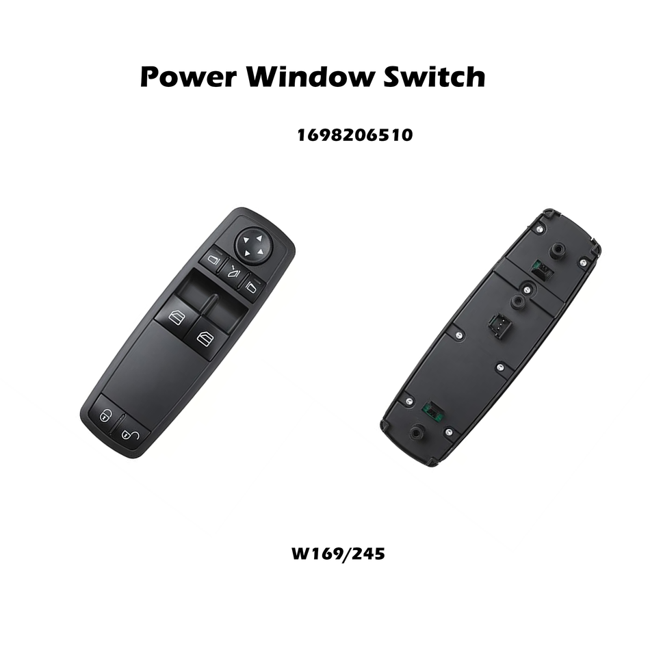 Driver Side Power Window Switch #1698206510 Compatible with Mercedes Benz A160 A180 A200 2013-2016