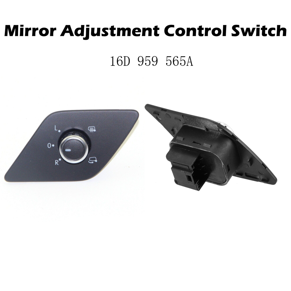 Mirror Adjustment Control Switch #16D 959 565 A Compatible with VW Jetta (NCS) MK6 2011-2014