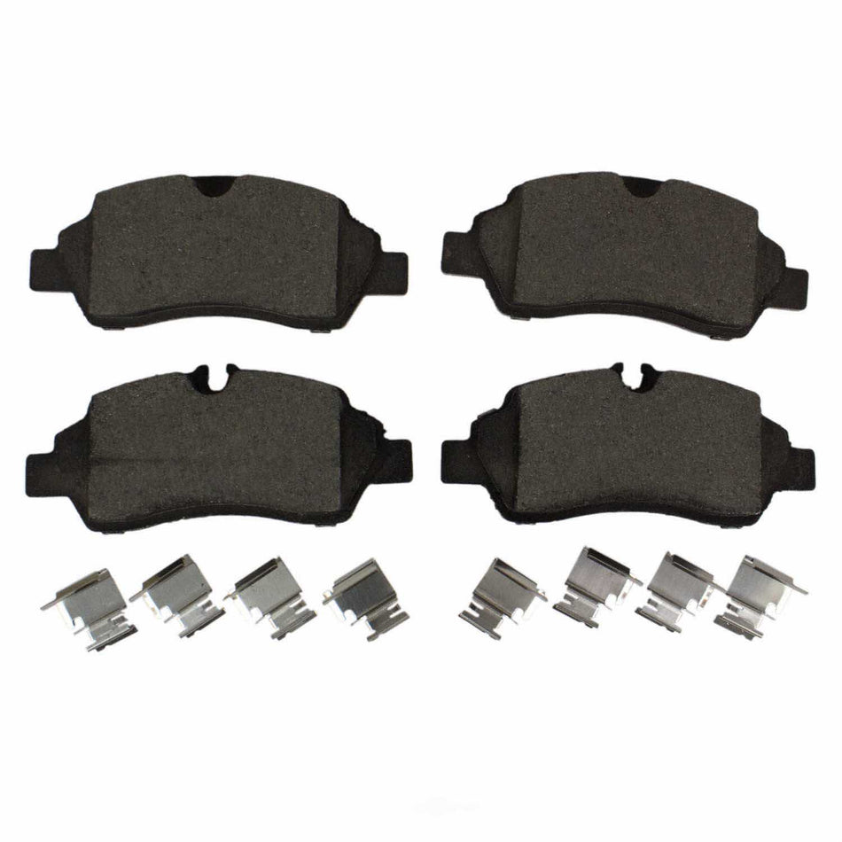 D1775 Low-Metallic Fleet Formula Rear Brake Pad Set Compatible with FORD