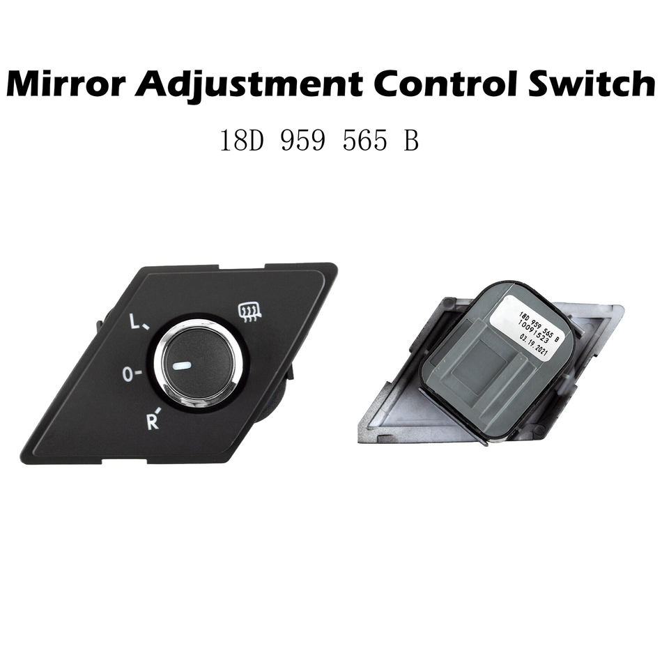 Mirror Adjustment Control Switch #18D 959 565 B Compatible with VW Jetta MK6 2011-2014