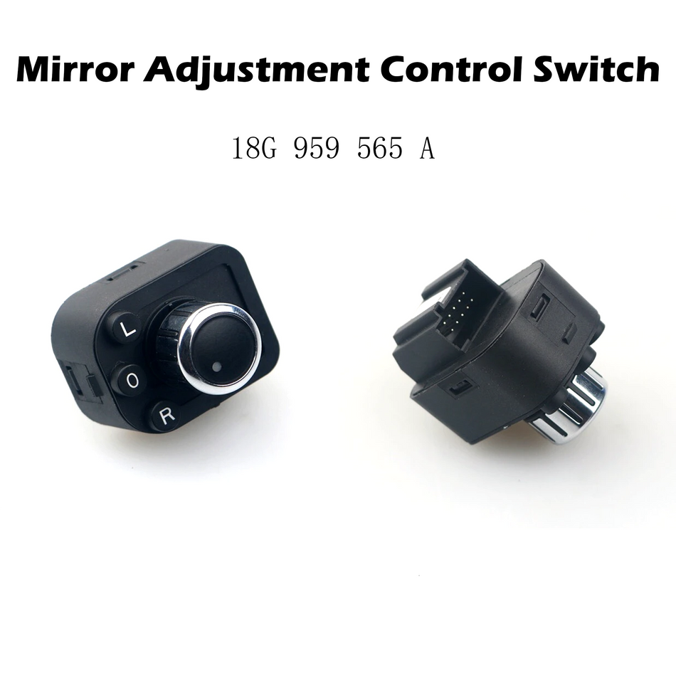 Mirror Adjustment Control Switch #18G 959 565 A Compatible with Volkswagen Bora 2008-2016