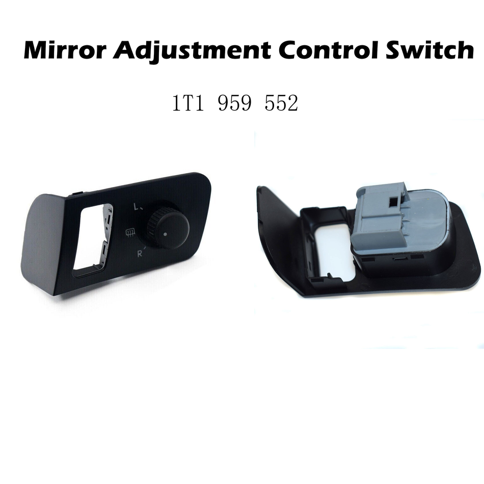 Mirror Adjustment Control Switch #1T1 959 552 Compatible with VW TOURAN CADDY 2004-2015