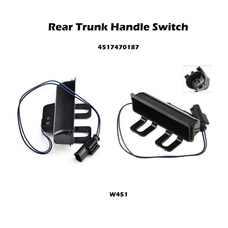 Liftgate Tailgate Hatch Handle Assembly A4517470187