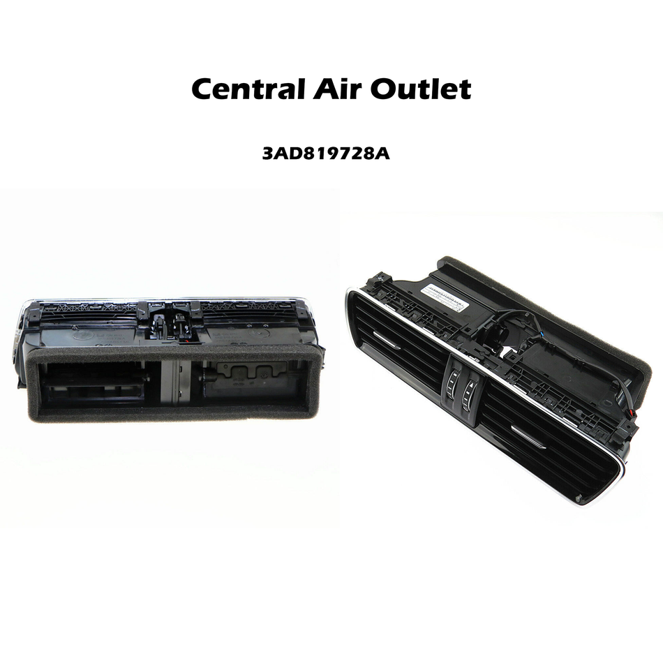 Air Conditioning Air Vents #3AD 819 728 A Compatible with Volkswagen CC PASSAT