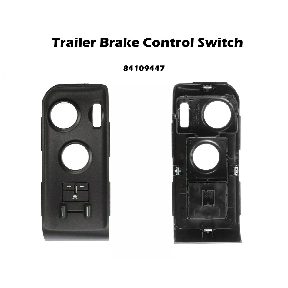 For 2014-2018 Silverado Sierra Trailer Brake Control Switch Black Panel 84109447