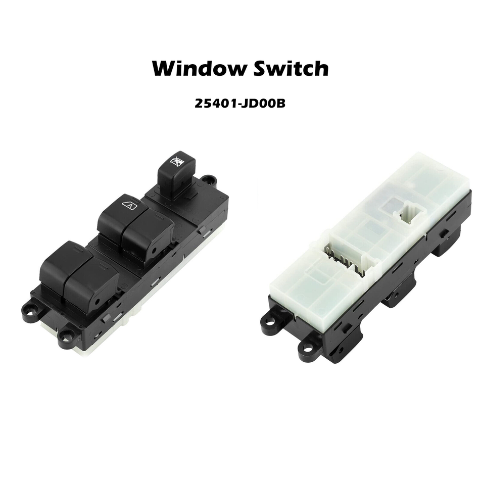 Power Window Master Switch NS0112 Fit for Nissan Pathfinder Navara D40 Qashqai 25401-JD00B