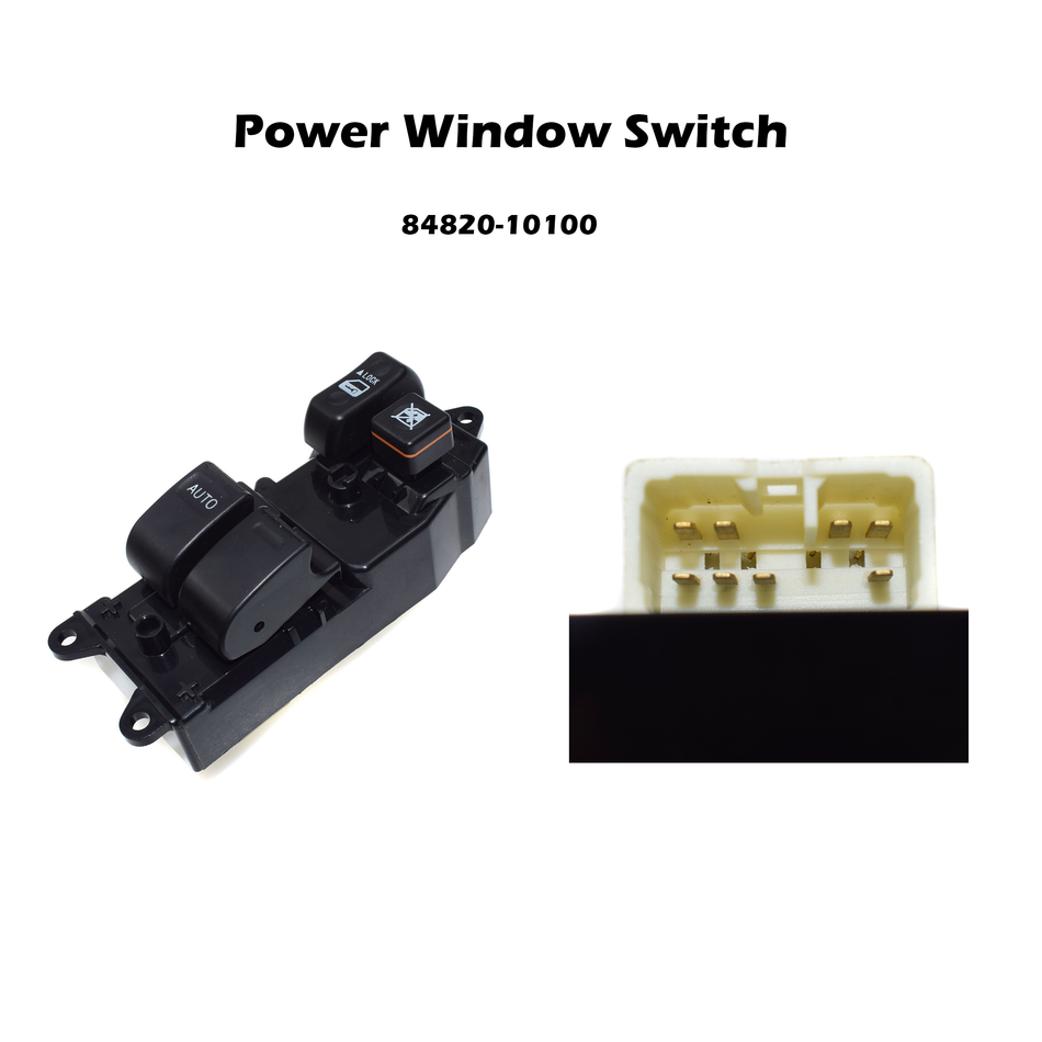 84820-10100 Power Window Master Switch For Toyota Sienna Solara Tundra 1998-2006