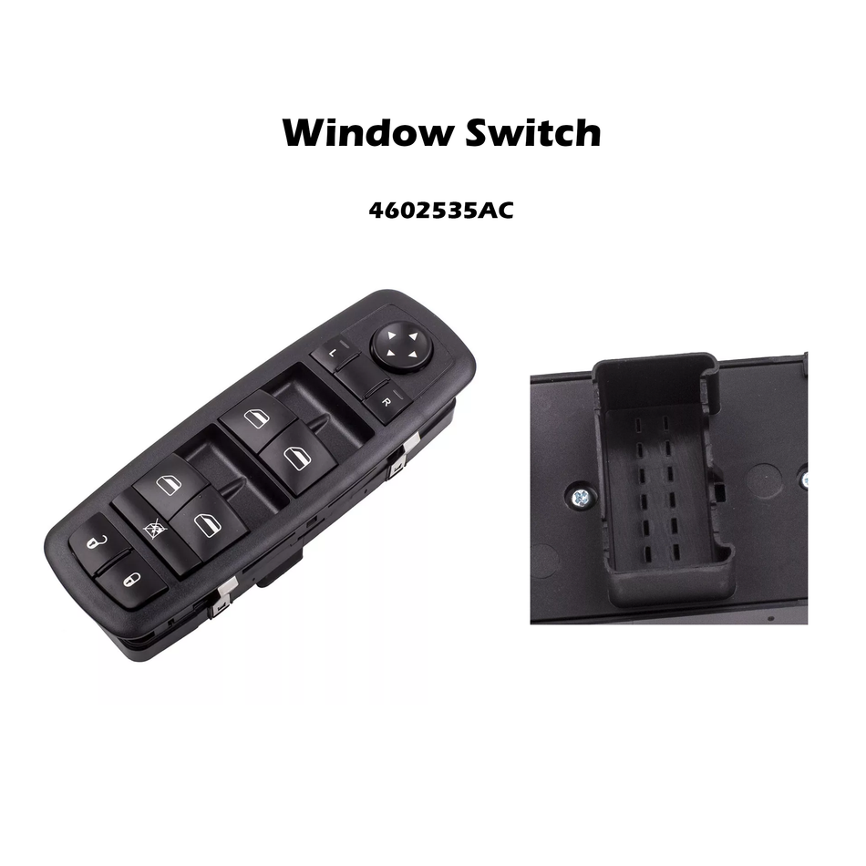 Driver Power Window Switch For 08 09 Chrysler Town & Country Dodge 4602535AC