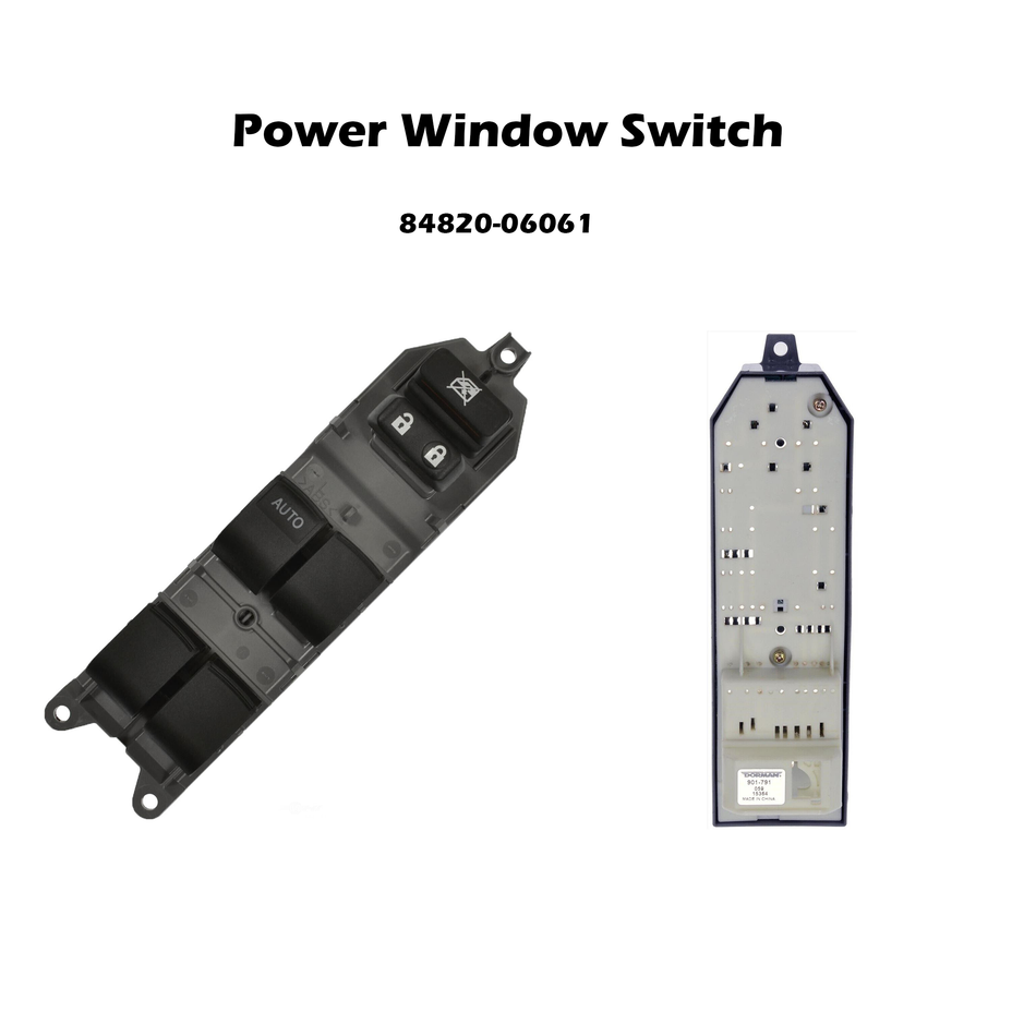 New Drivers Front Power Window Master Switch for Toyota Truck SUV & Hybrid 84820-06061