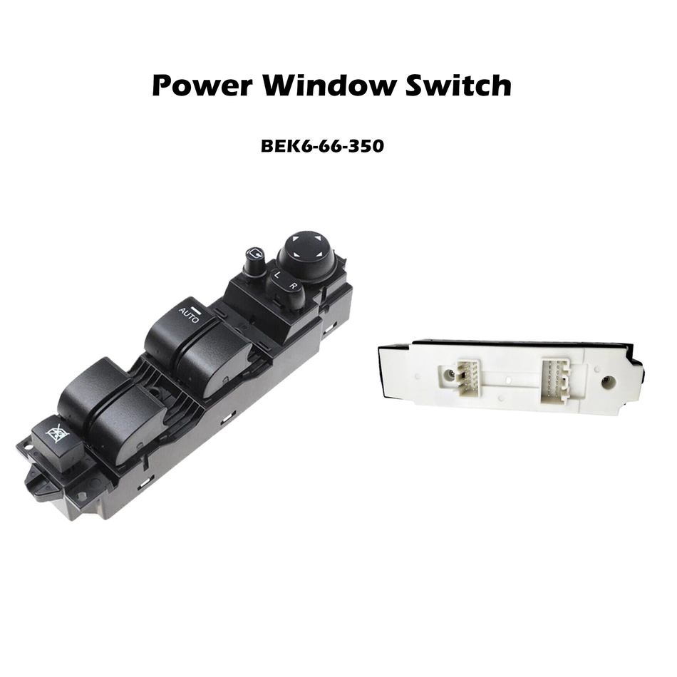 BEK6-66-350 Master Window Switch Driver's Side For Mazda 3 2009-2016