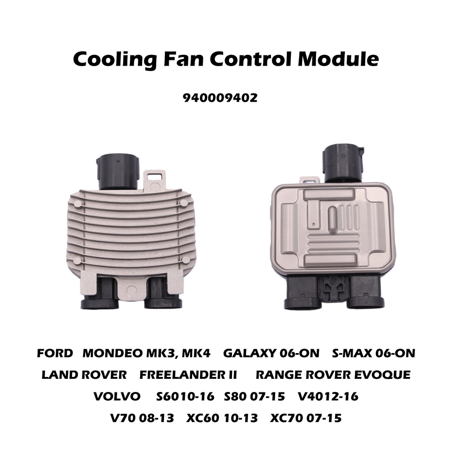 Cooling Fan Control Module Fit for Land Rover Range Rover Evoque Freelander II 940009402