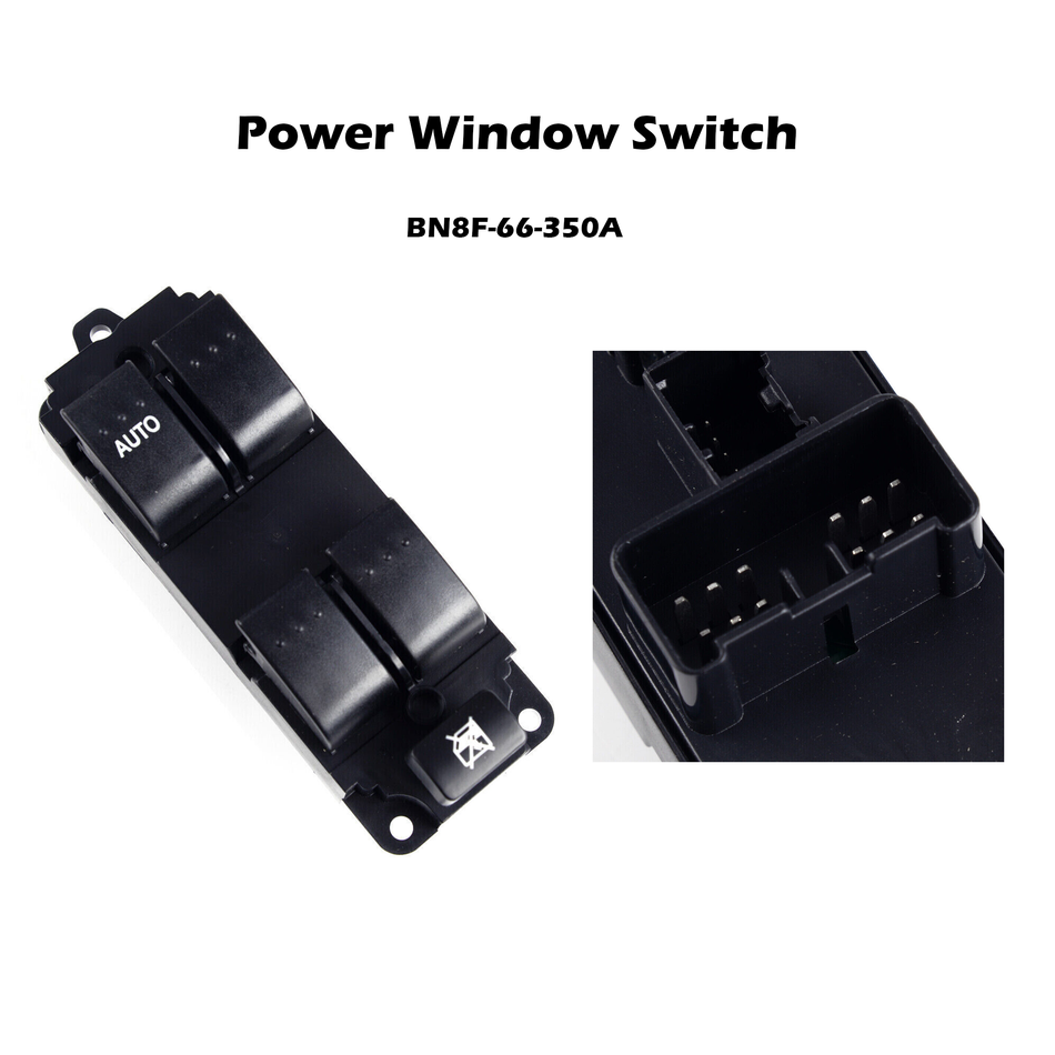 BN8F-66-350A For 2004-2009 Mazda 3 2.0L 2.3L Driver Side Window Switch 5 Button