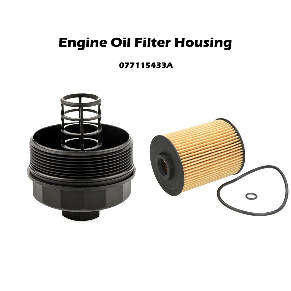 For Touareg 2004-2007 Car Oil Filter ＆ housing Cap Assembly Housing  077115433A