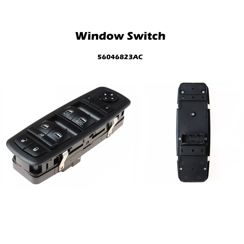 Para interruptor de ventana Ram 1500/2500/3500/4500/5500 2016-2018 lado del conductor 56046823AC