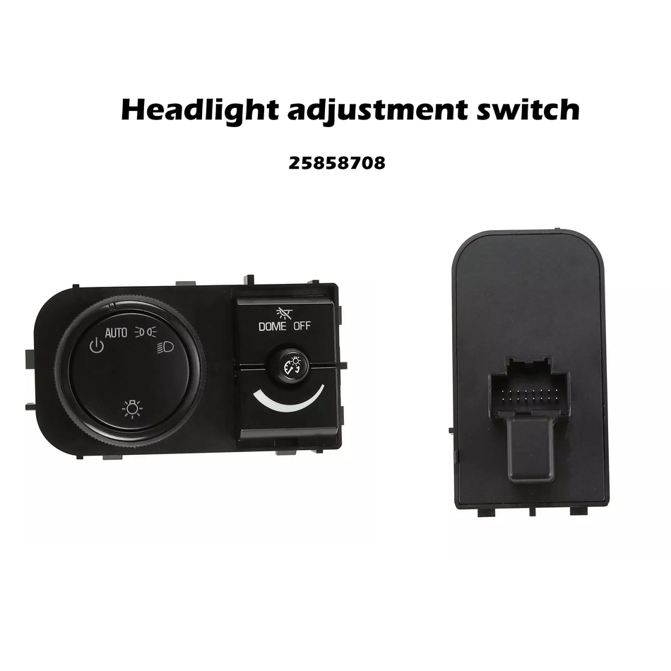 For Chevy Silverado GMC Sierra Headlight Headlamp Switch w/o Fog Light 25858708